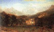 Albert Bierstadt The Rocky Mountains, Landers Peak oil on canvas